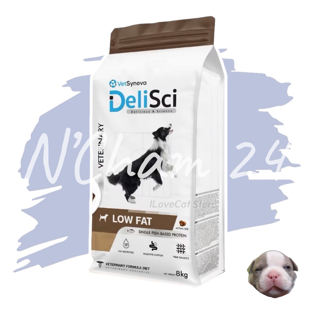 DeliSci Low Fat for Dogs 8 kg A Food That Limits Protein And With High ...