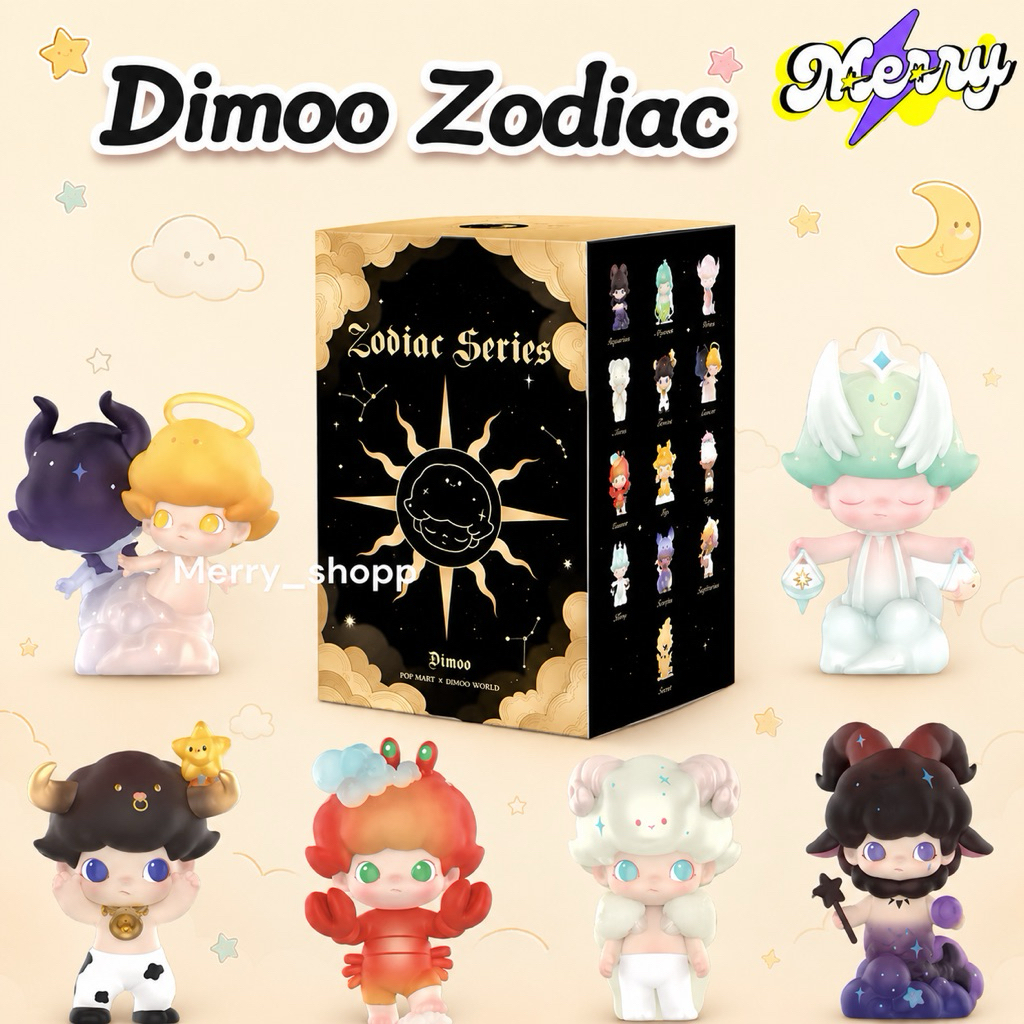 Popmart Dimoo Zodiac series Has Both Card Selection And New Box