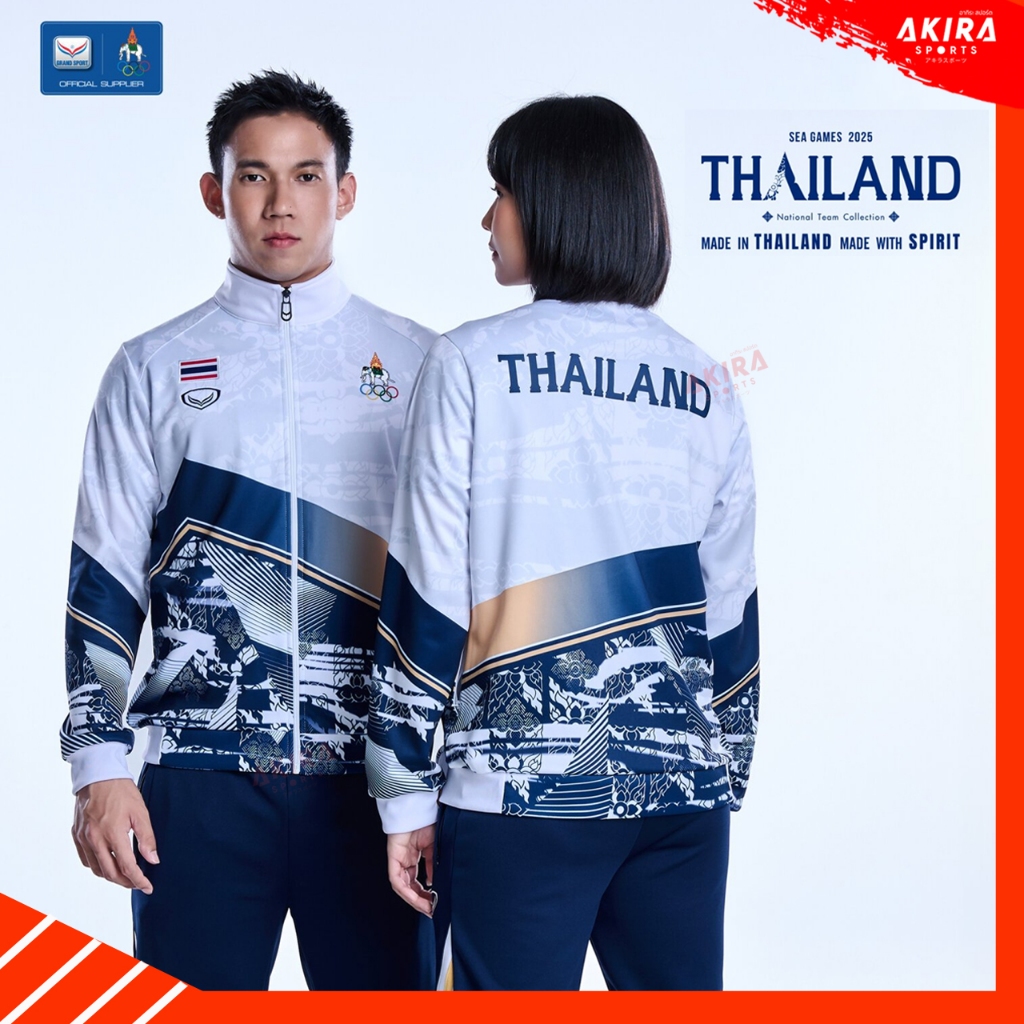 GRAND SPORT SEA GAMES 2025 Warm-Up Jacket Code: 016028 | Shopee Malaysia
