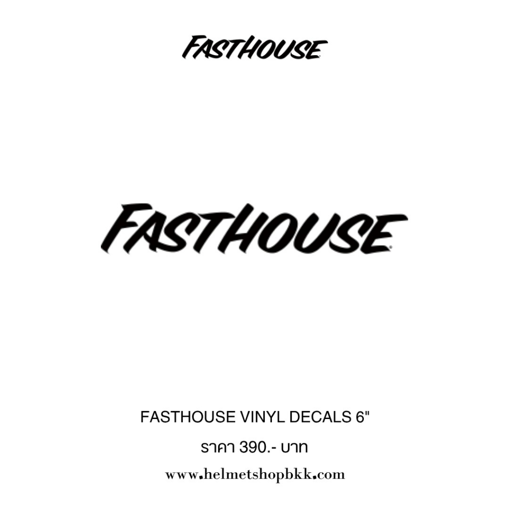 FASTHOUSE VINYL DECALS 6