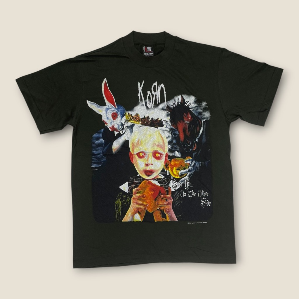 Korn T-Shirt See You on the Other Side Pattern (Children And Rabbits ...