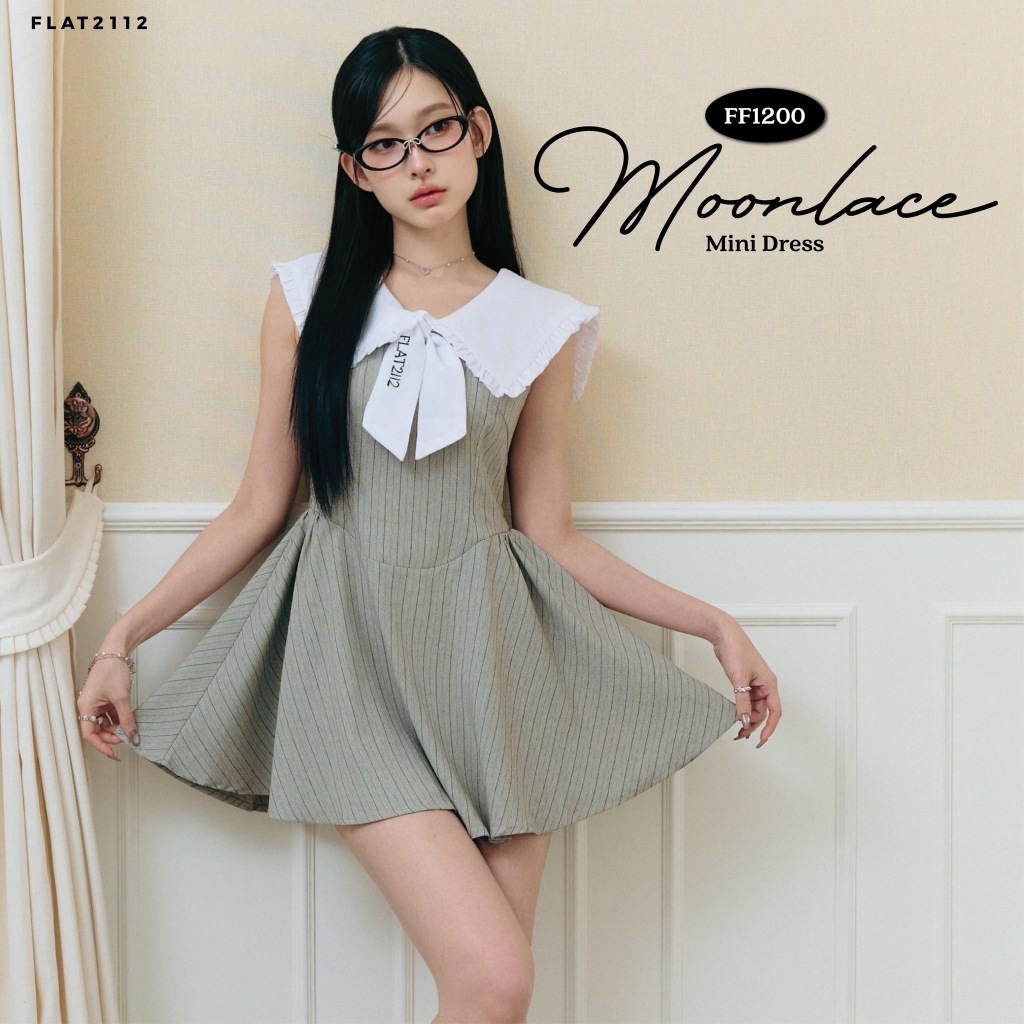 FLAT2112 : MOONLACE MINI DRESS A Classic Simple And Elegant Fits ...