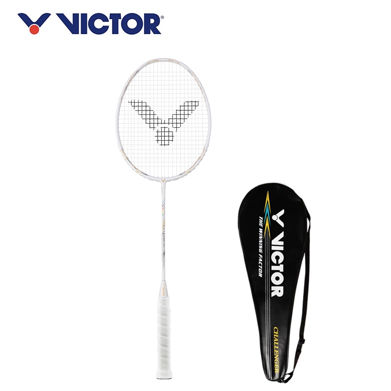 Victor THRUSTER K F C LTD GB 4UG5 Badminton Racket White (Single) With ...