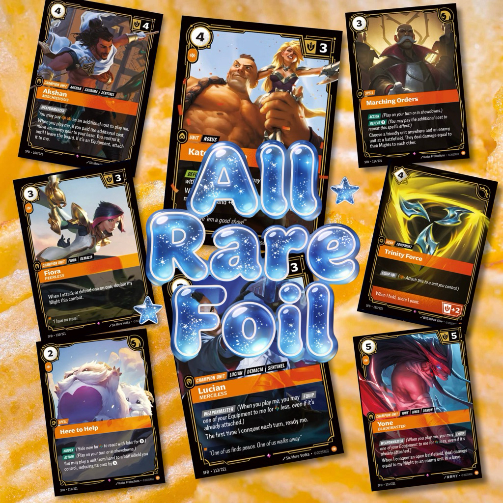 Riftbound Spiritforged Body Rare (All Foil) | Shopee Malaysia