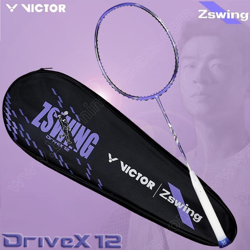 Victor DriveX 12 Zswing Collection Badminton Racket Purple Free! N+Grip ...
