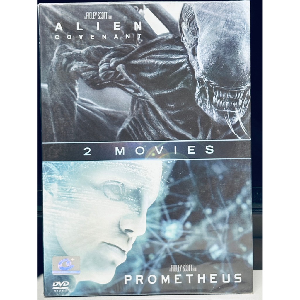 DVD 2 Movie 2 Disc Cover: Alien Covenant (2017) + Prometheus (2012) " A ...