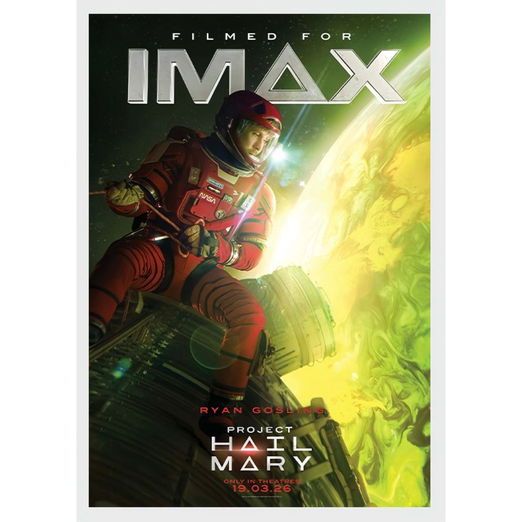 IMAX Poster Project Hail Mary Solar Rescue Mission Authentic From Major ...