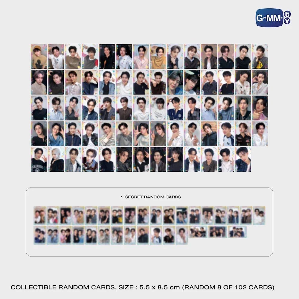 GMMTV Selfie Heart Shot RANDOM CARD GEMINI FOURTH SKY NANI WINNY