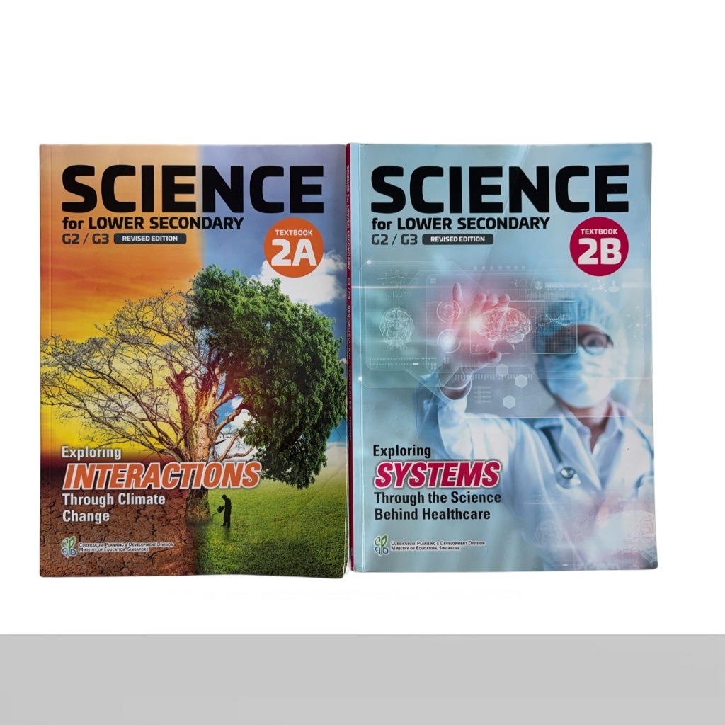 Science for Lower secondary textbook 2a and 2b 2 Books The Cover Has ...