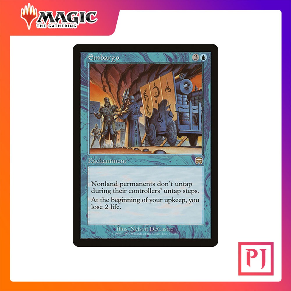 [MTG] Embargo [MQM] [BLUE] [RARE] [NORMAL] [ENG] (Magic Card/Magic the ...