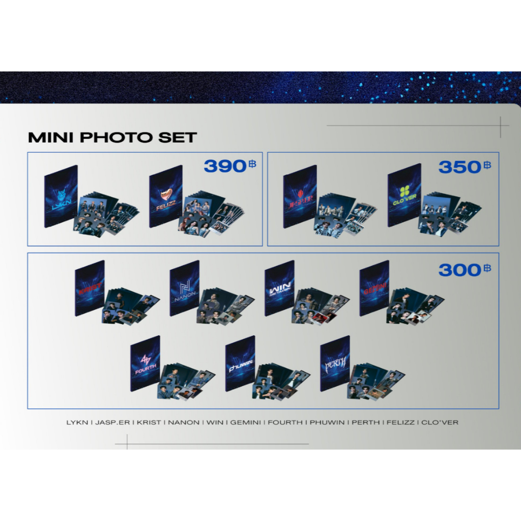 Official Merchandise Riser Concert | random card Sticker Photo Set Pin ...