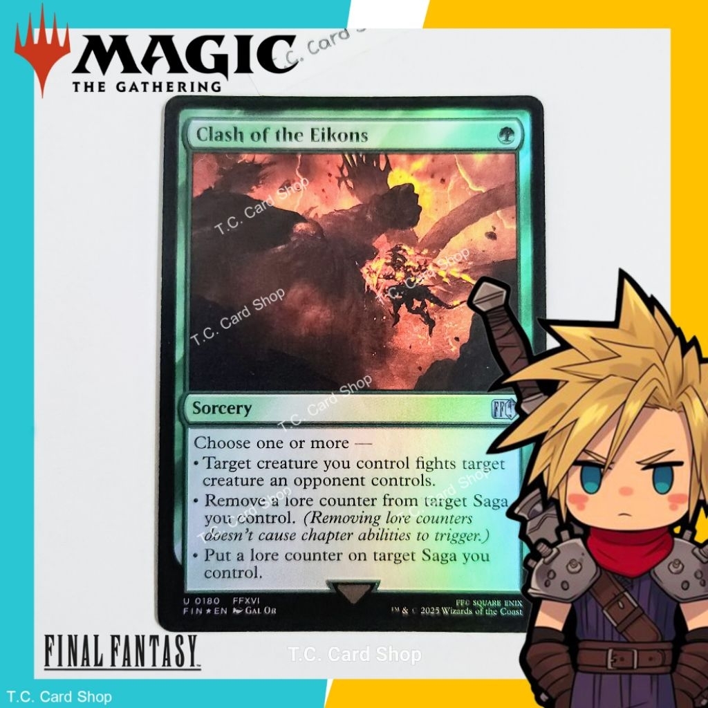 Clash of the Eikons (Foil) U0180-Final Fantasy-Magic the Gathering (MTG ...
