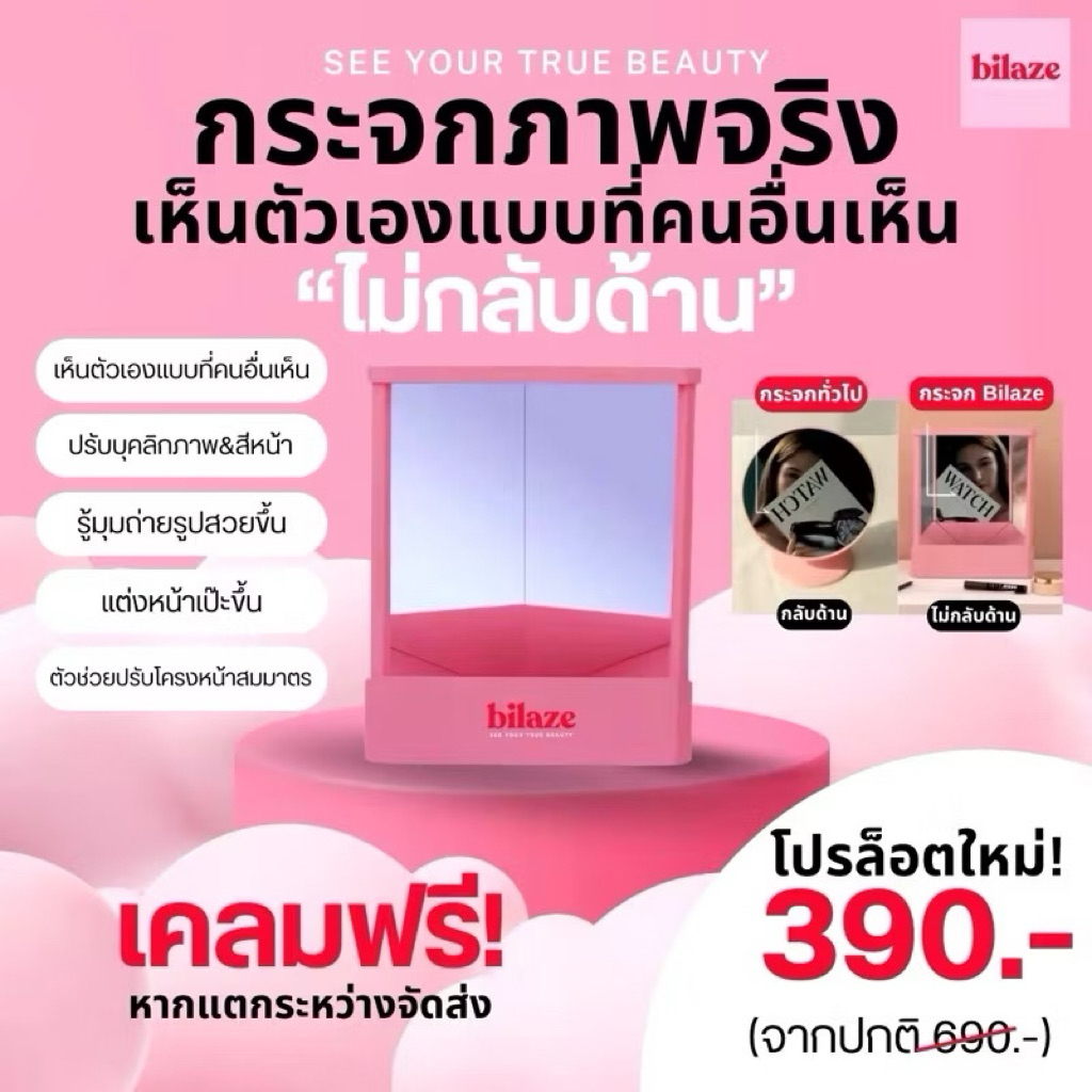 ! Bilaze True Mirror A That Does Not Reverse The Side Reflects The Real ...