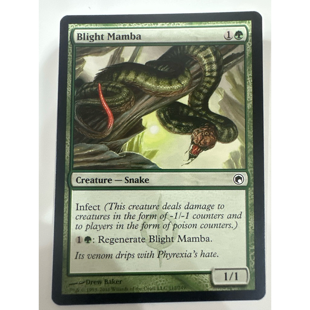 Scars of Mirrodin: Blight Mamba MTG Magic the gathering | Shopee Malaysia