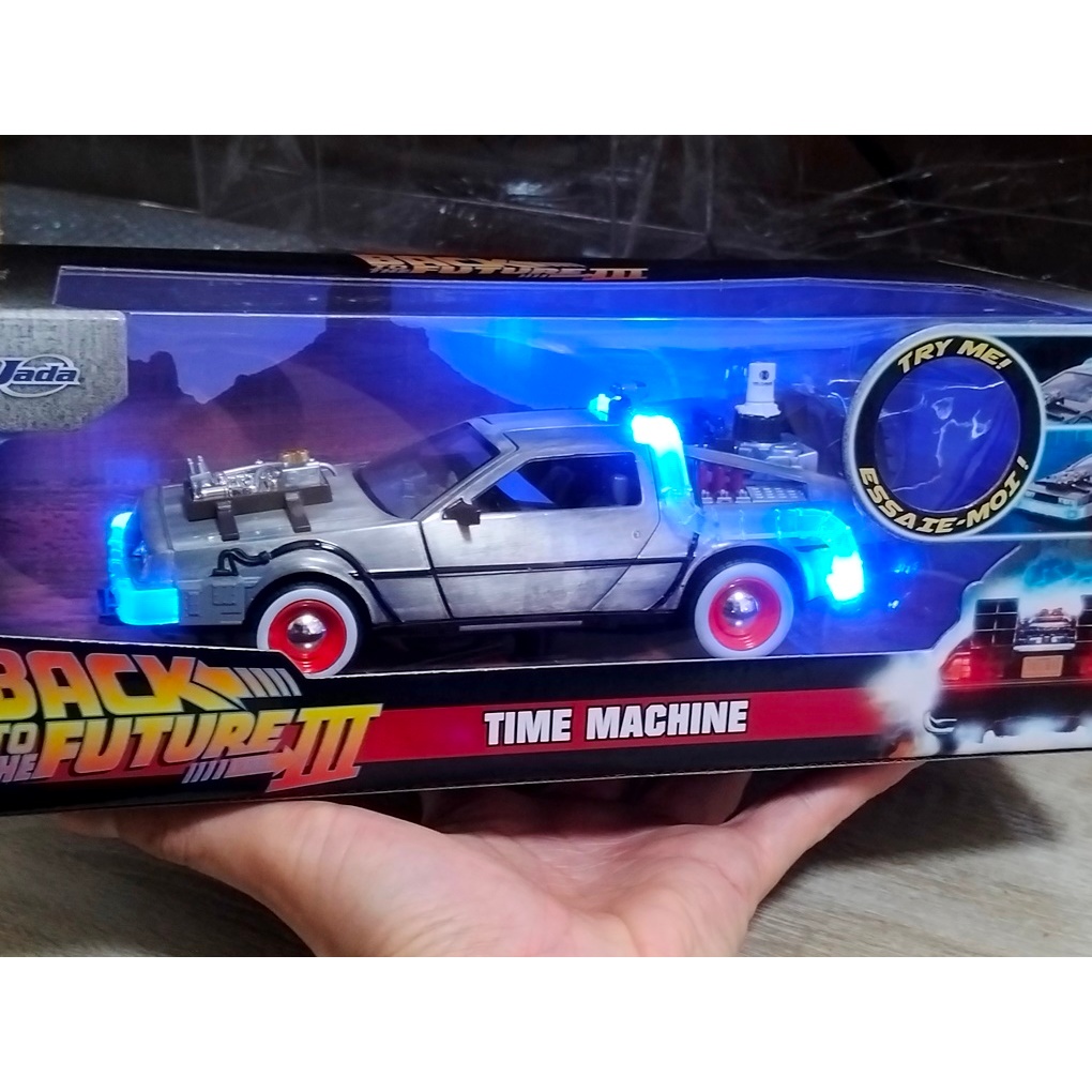 Timemachine 1:24 Car Model Backtothefuture Jada time machine back to ...