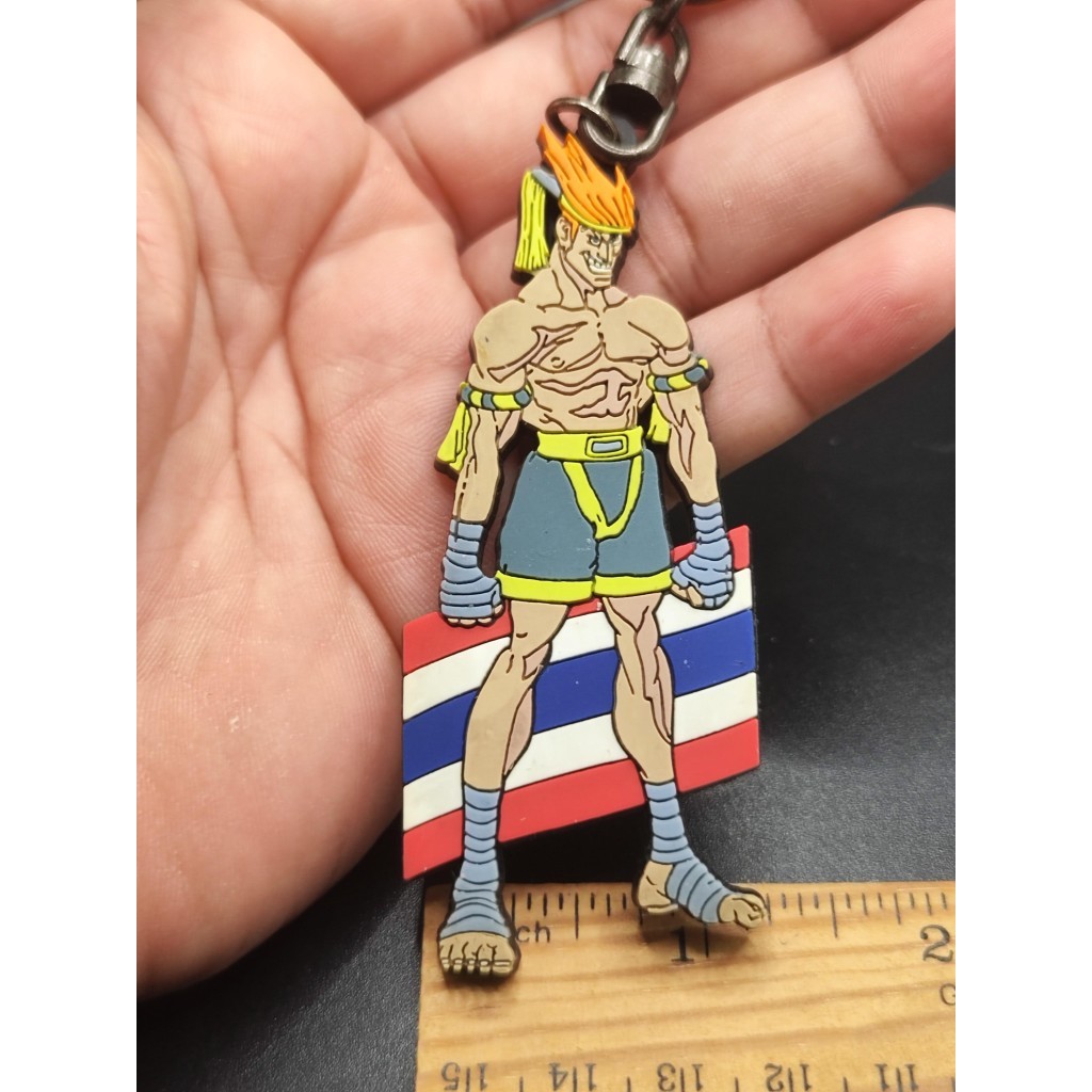 Street Fighter ZERO Adon Rubber Mascot Key Chain JAPAN GAME CAPCOM RARE ...