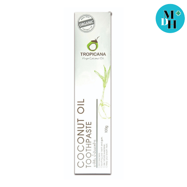 Tropicana Coconut Oil Toothpaste Size 100 Grams 1 Tube 21810 | Shopee ...