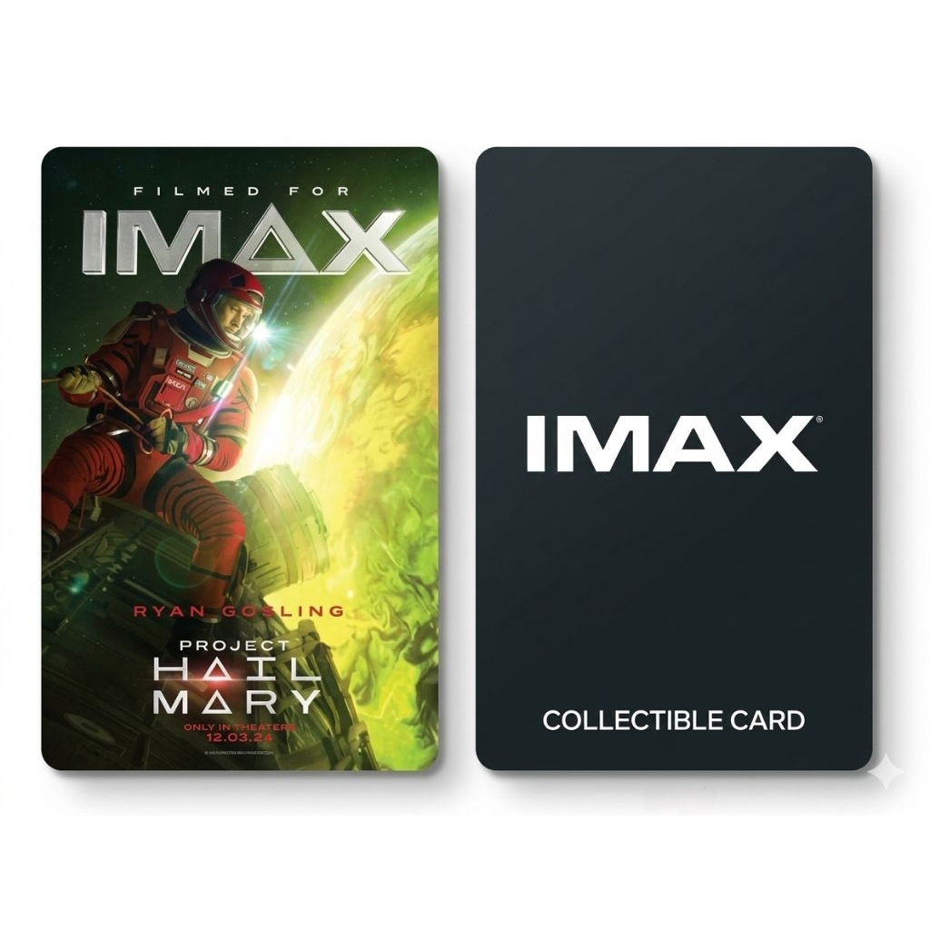 IMAX Poster Project Hail Mary Solar Rescue Mission Authentic From Major ...