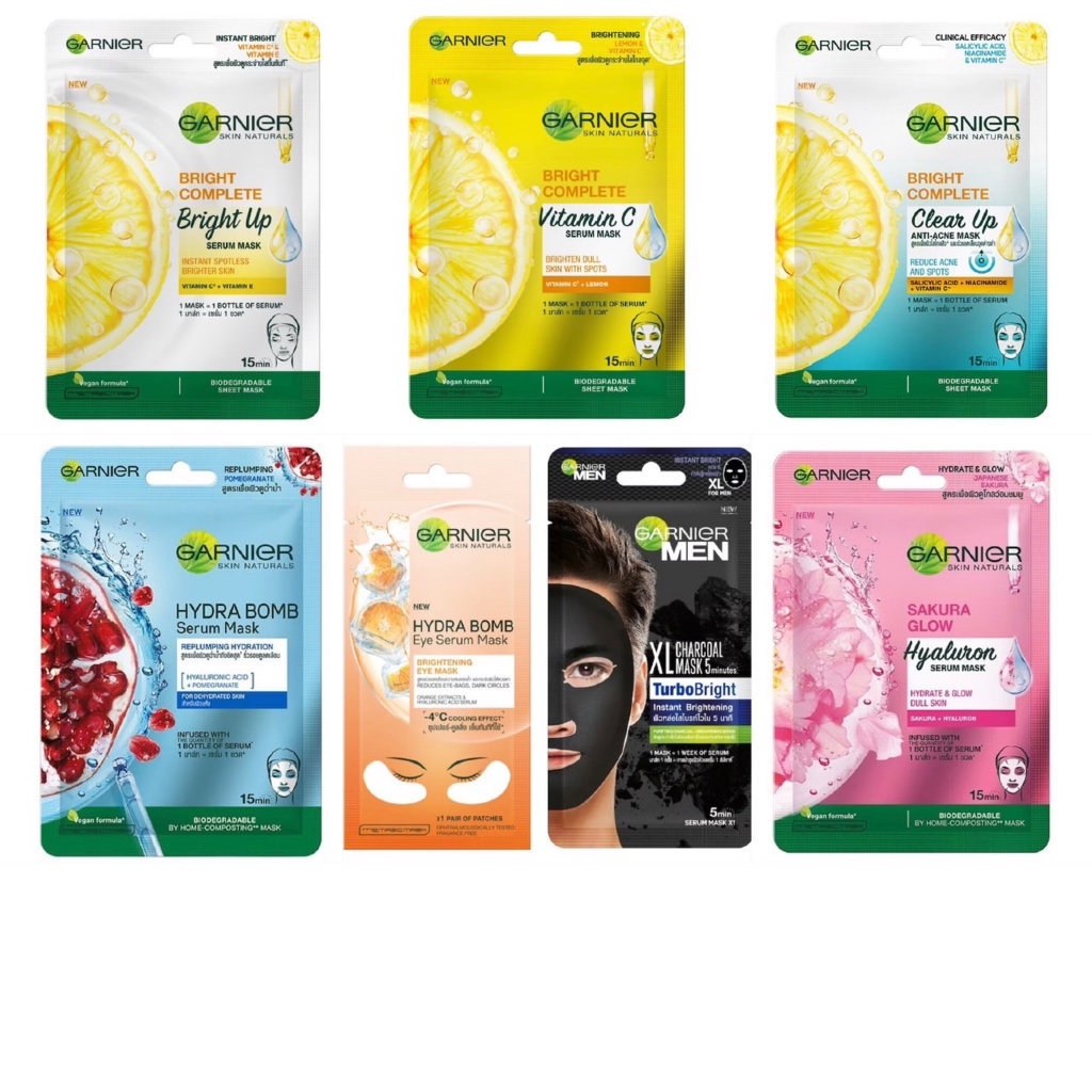 Garnier mask There Are Many Formulas To Choose From. | Shopee Malaysia