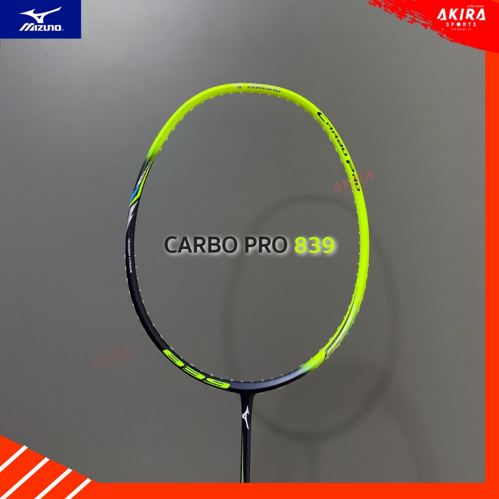 Mizuno Carbo Pro 839 Badminton Racket With Strings And Bag Ready To Add ...