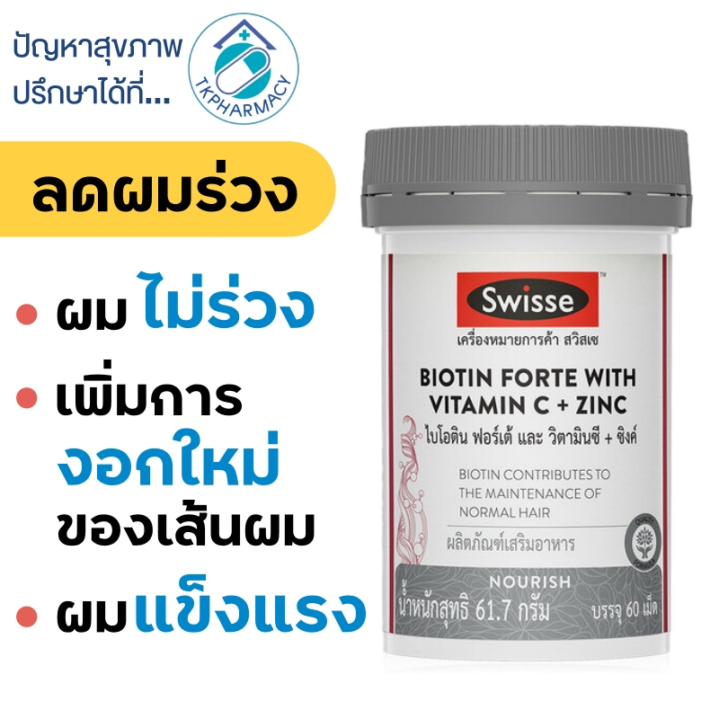 Swisse Biotin Forte With Vitamin C + Zinc + 60 Tablets | Shopee Malaysia