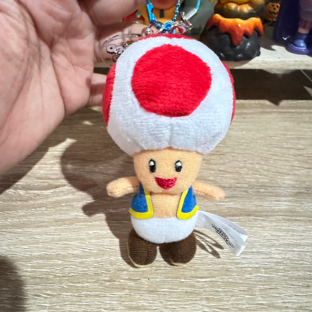 Kinopio Or Toad Mushroom Keychain From Super Nintendo World Universal ...