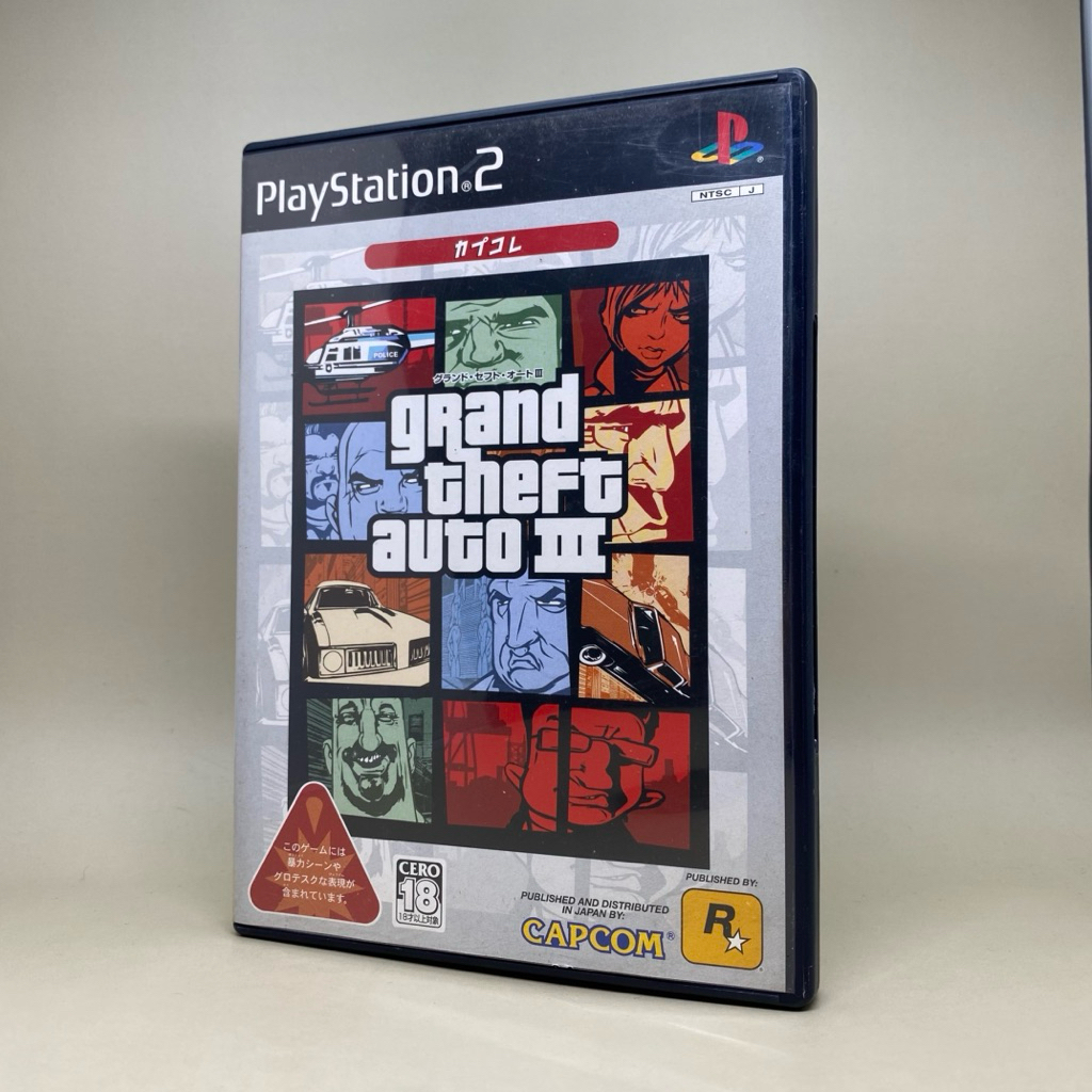 GTA Grand Theft Auto 3 PS2 PlayStation 2 NTSC Japan Japanese Th 11134207 81ztp