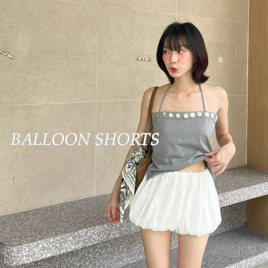 BALLOON SHORTS-Pre4-5 Days. **Add More Lining** Low-Waist BALLOON ...