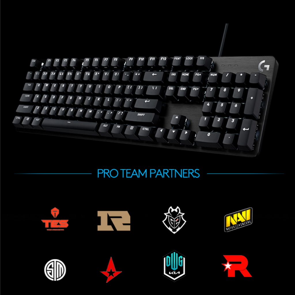 Logitech G413 SE Full-Size Mechanical Gaming Keyboard Standard-Sized ...