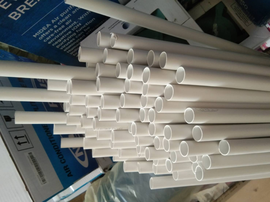 PVC Pipe 3/8 1/2 Gray And White Siam Air Conditioner Brand 2 Meters ...