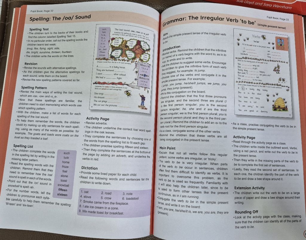 Set of Teacher & Pupil Book 2: Spelling Grammar Punctuation: Jolly ...