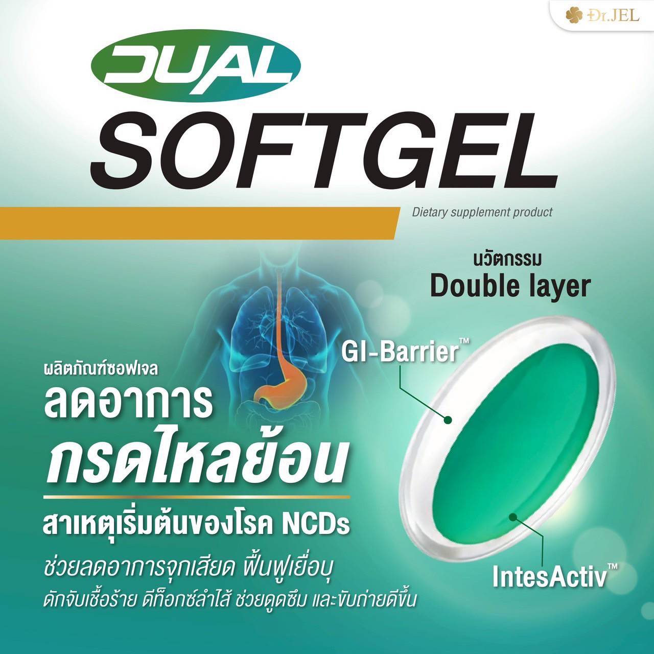 [Genuine Company](2 Boxes) Dr.jel Softgel Acid Reflux Colic In The ...