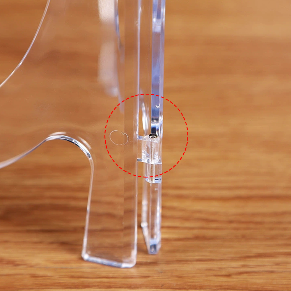 Wall Clock Stand Display Acrylic Plate Picture Frame Work File Strong ...