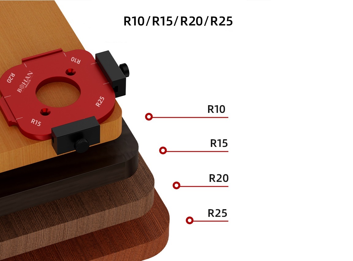 Woodwork Chamfering Chamfer Router Template Trimmer Cutting Auxiliary ...