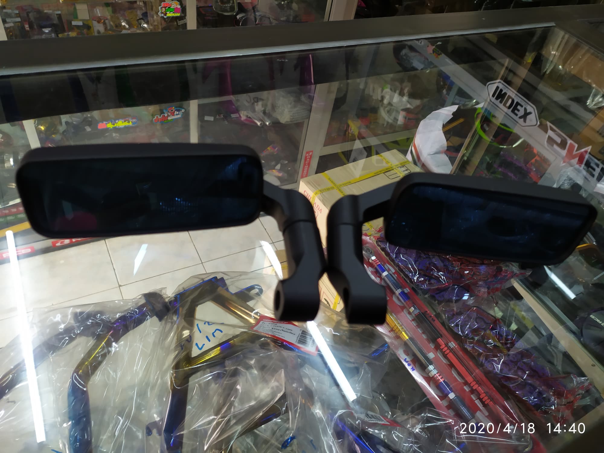 Rearview Mirror Square Shape Black Put Y-Sk Light-Cutting A-Grade ...