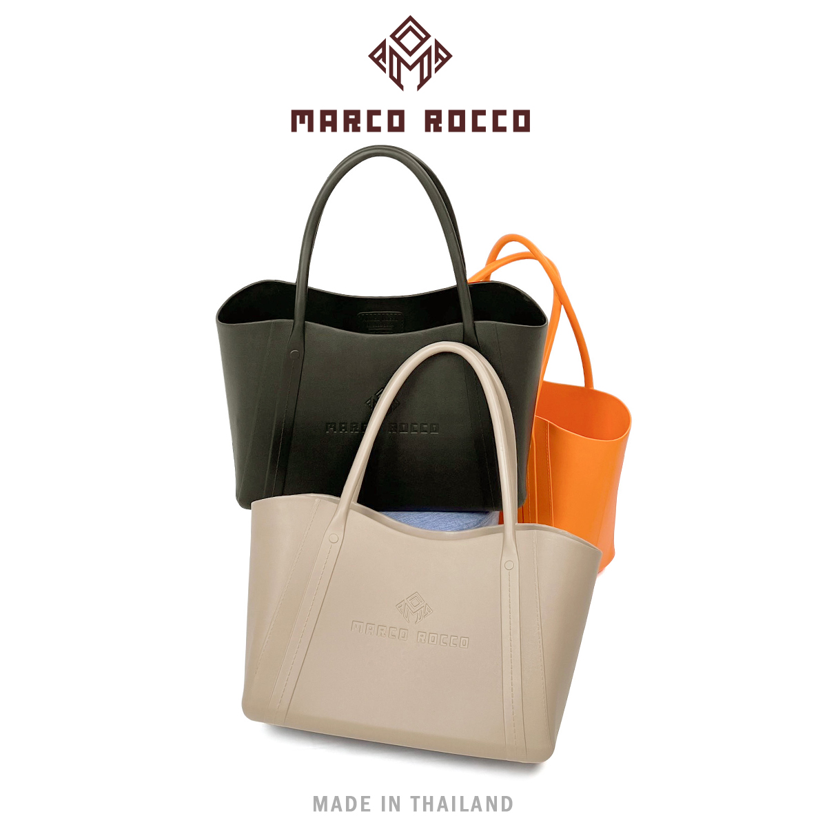 Marco Rocco Large Capacity Waterproof Shoulder Bag Eva Material Minimal ...