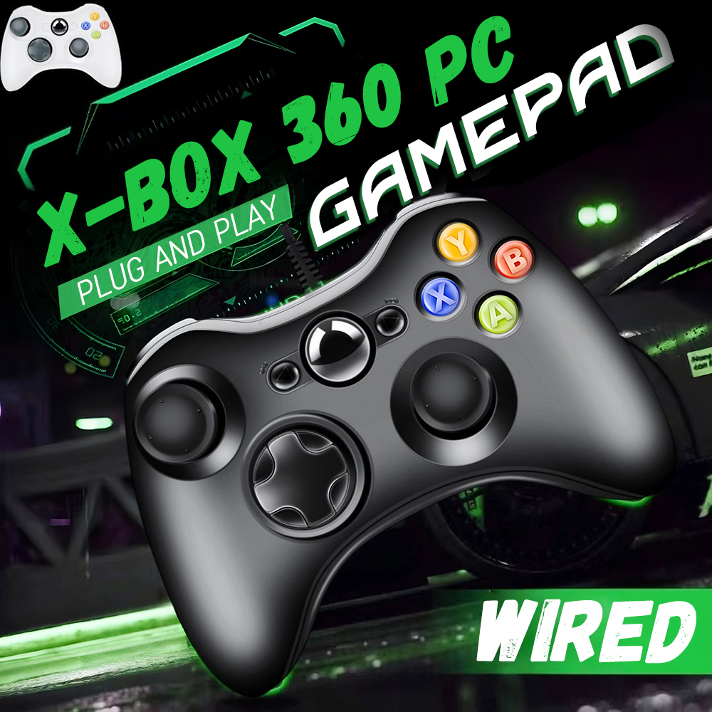 Gaming Controller joystick xbox 360 X-input System X-BOX Style Steam ...