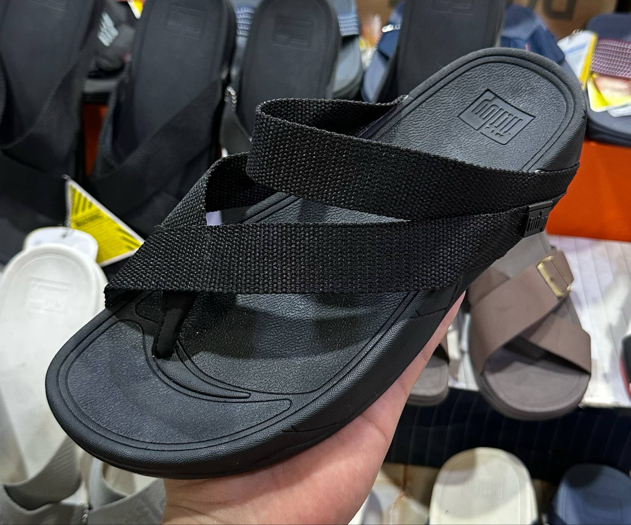 New Arrivals Every Pair fitflop Sling Model Navy Blue And White Size 36 ...