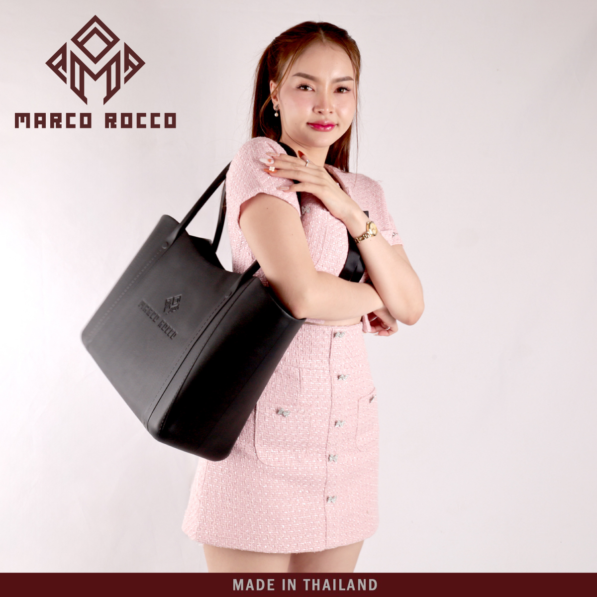 Marco Rocco Large Capacity Waterproof Shoulder Bag Eva Material Minimal ...