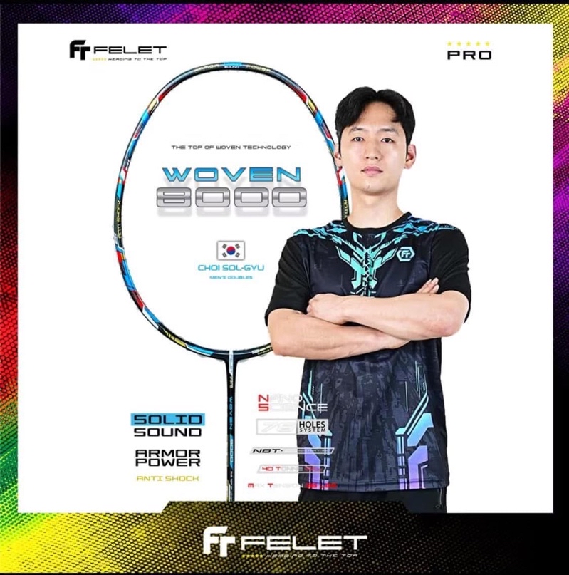 Felet Woven8000 With Free Strings + Grip + Bag | Shopee Malaysia