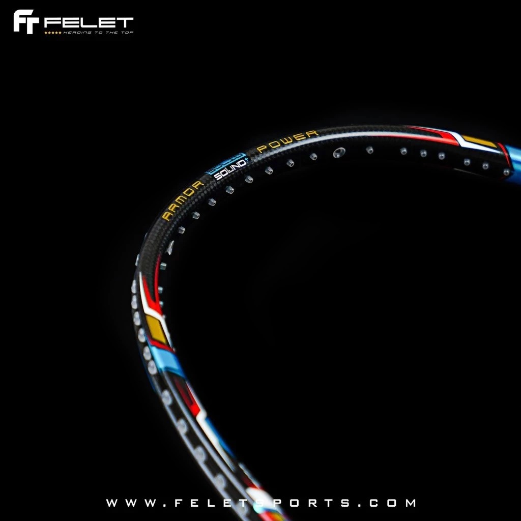 FELET Badminton Racket WOVEN 8000 Model [Free String + Free + Handle ...