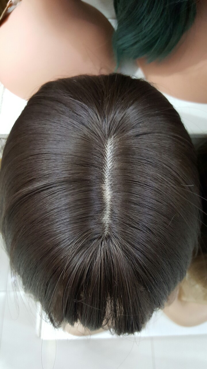 Korean Silk Wig With Bangs Slides Natural Look Plus A Cover | Shopee ...