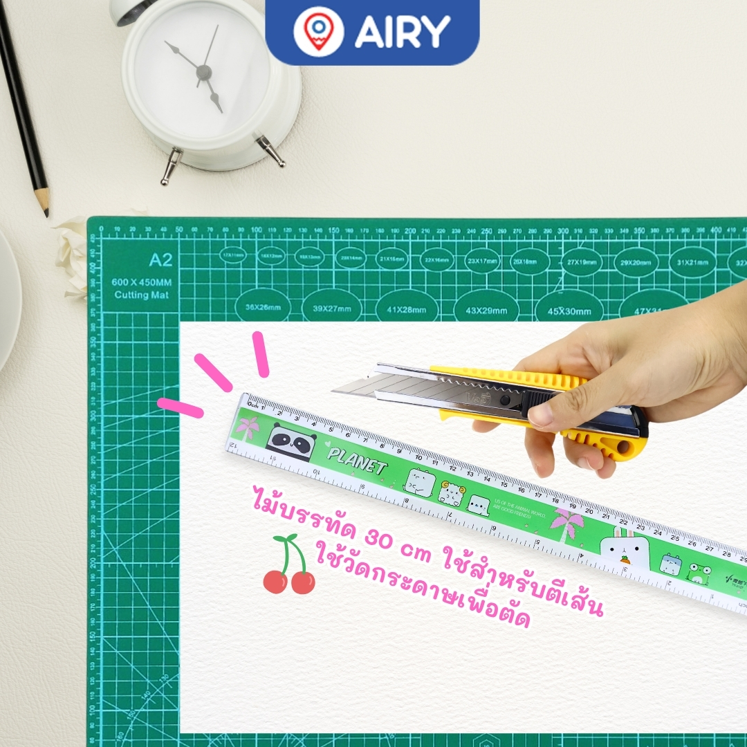Ruler 30 Cm Model TY-3127 Hitting Stick 30cm Fancy Cartoon Underline ...