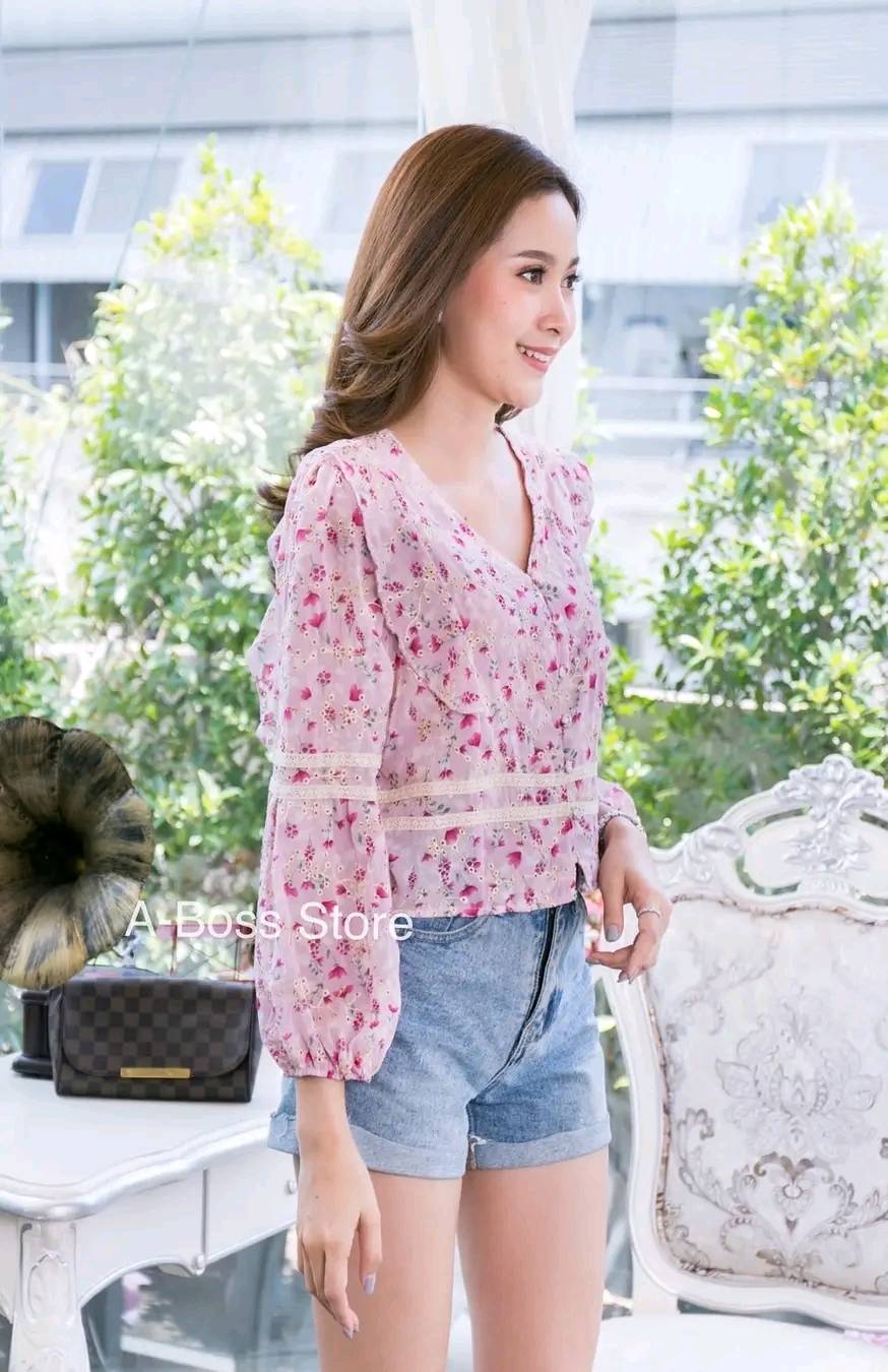 Threads & Motifs Luxury Pret  Chiffon Shirt 8076 main image 1