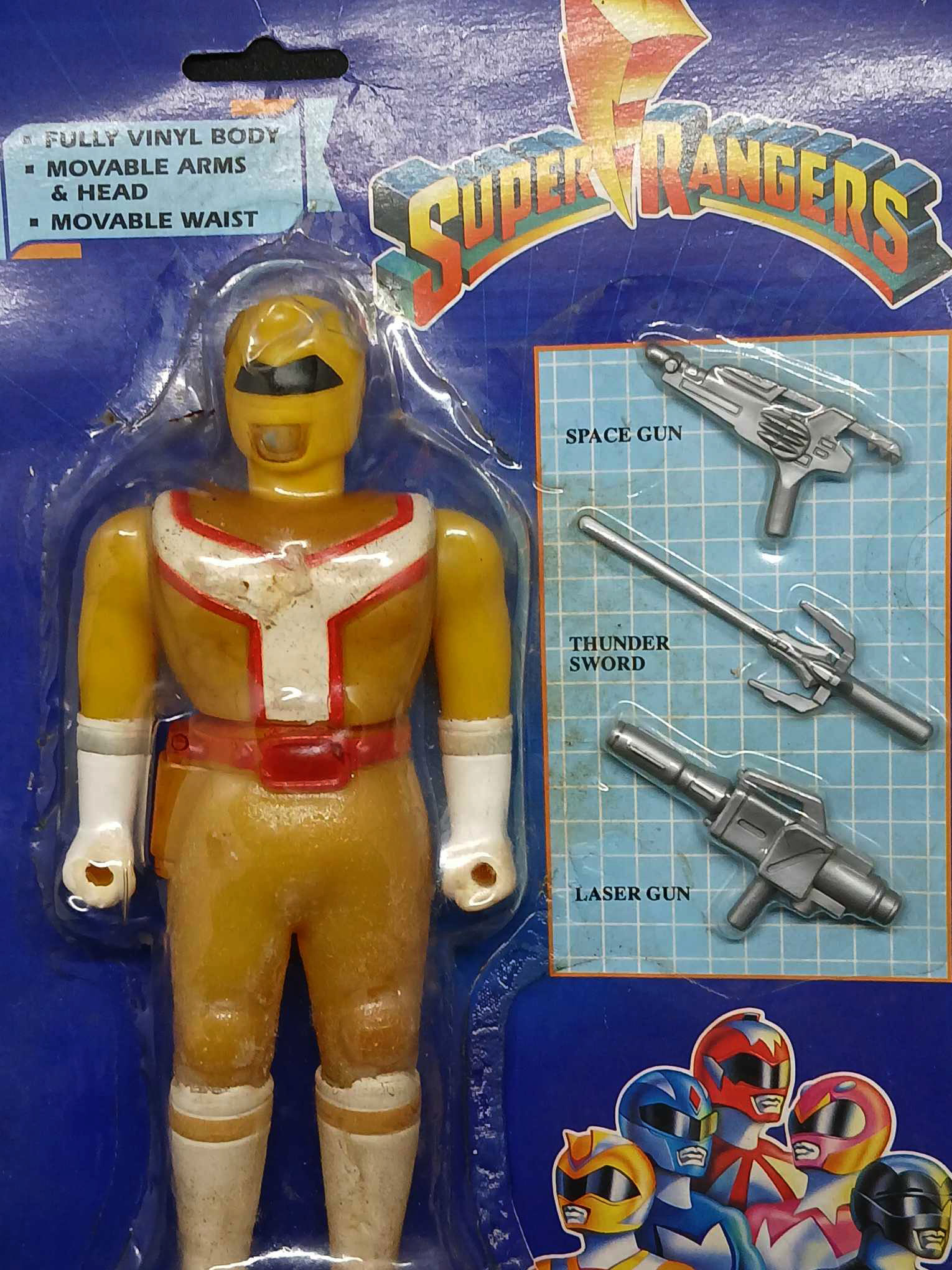 (China-Old-Out Stock) Super Rangers (Power Rangers) Big Size 8 Inches ...