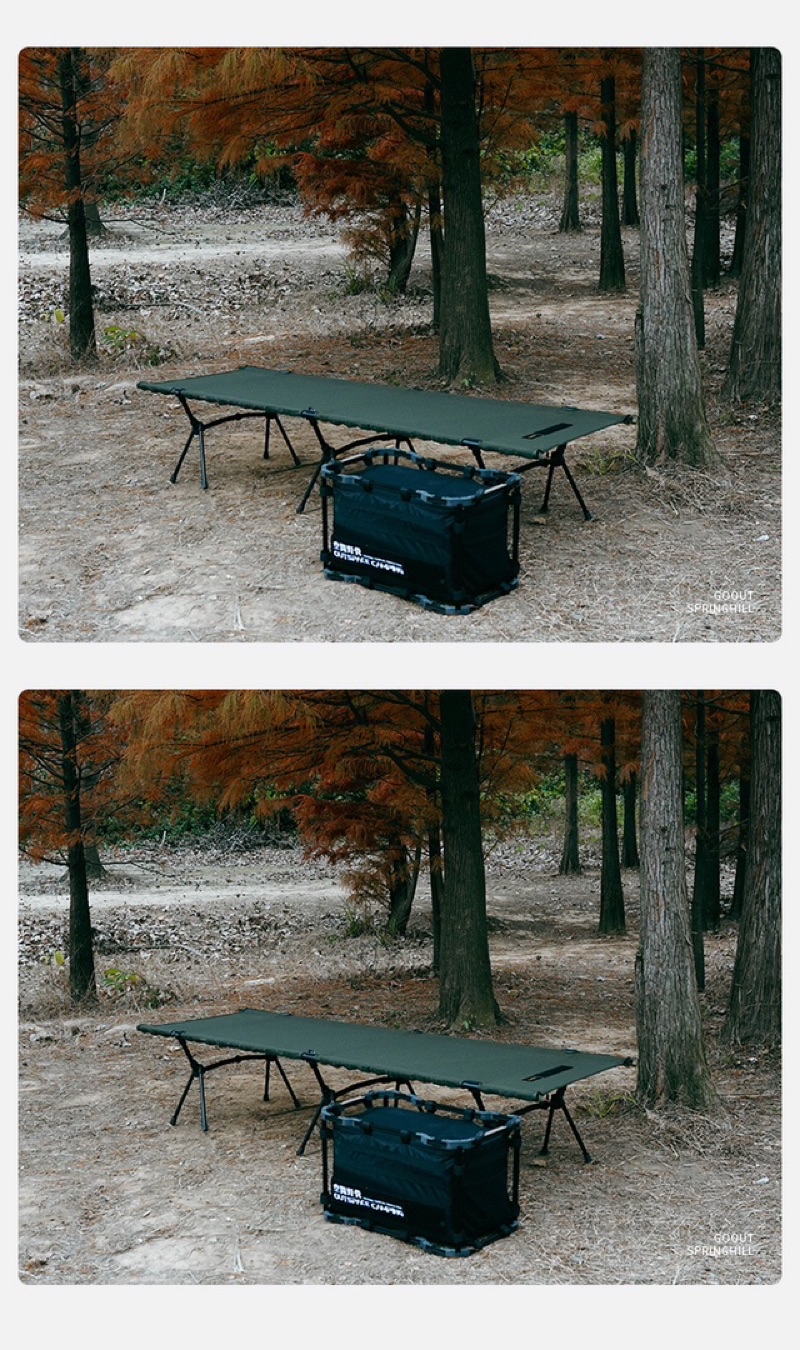Go Out Springhill Camp Bed 1000D Fabric Weight 200kg | Shopee Malaysia