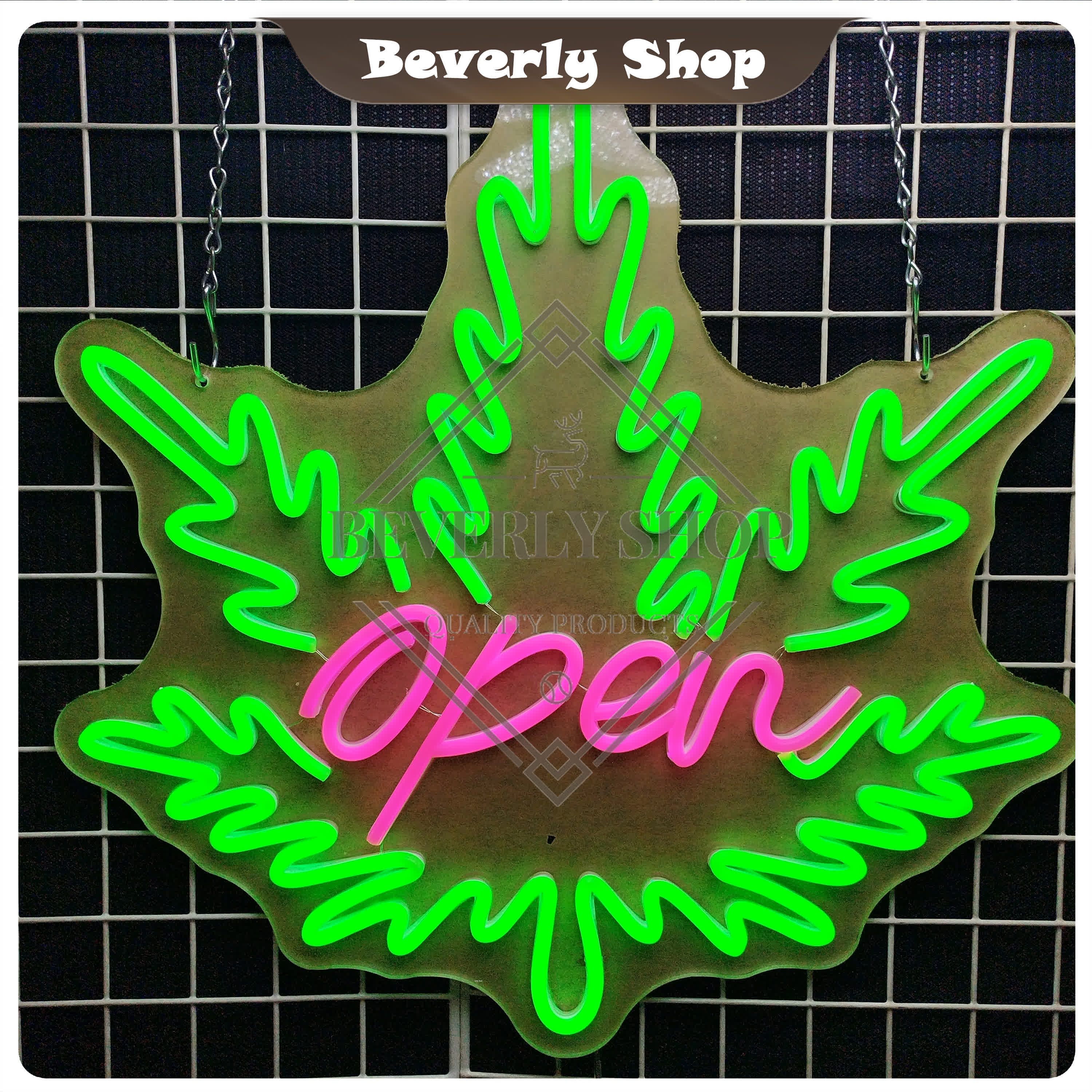 open Size 50x 50cm Neon Signage Storefront Letter Lights Decoration ...
