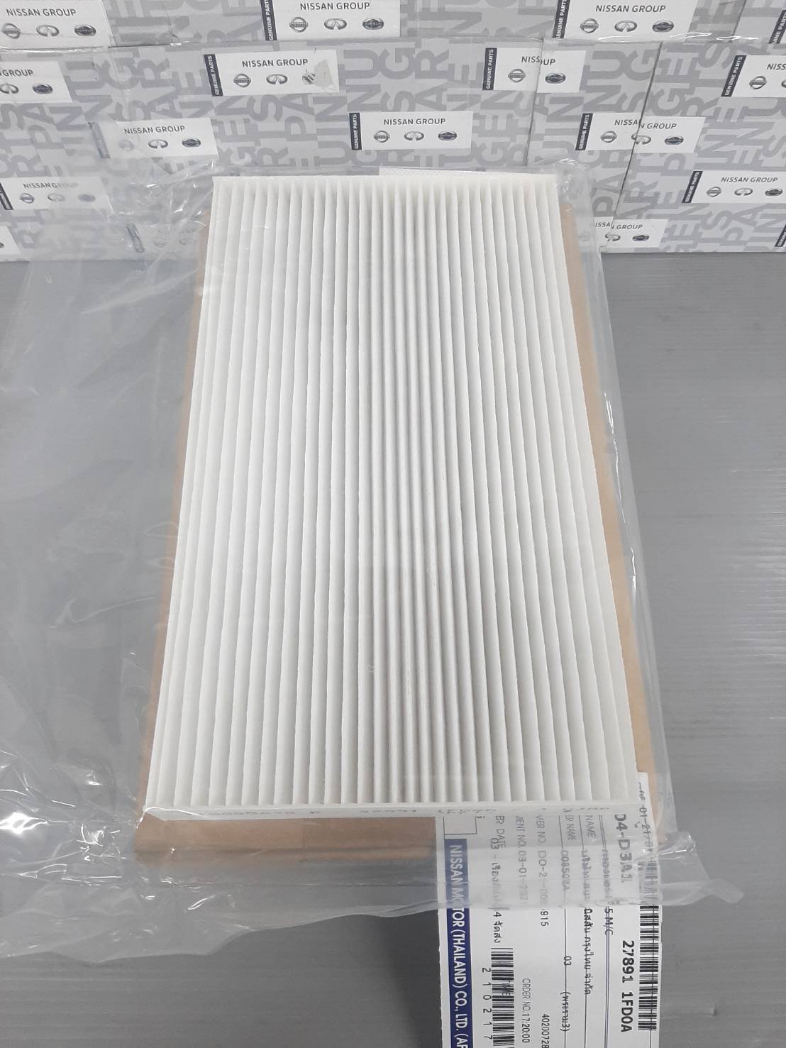 Aircond Air Filter NISSAN F15 279811FD0A (As Genuine Parts) Shopee