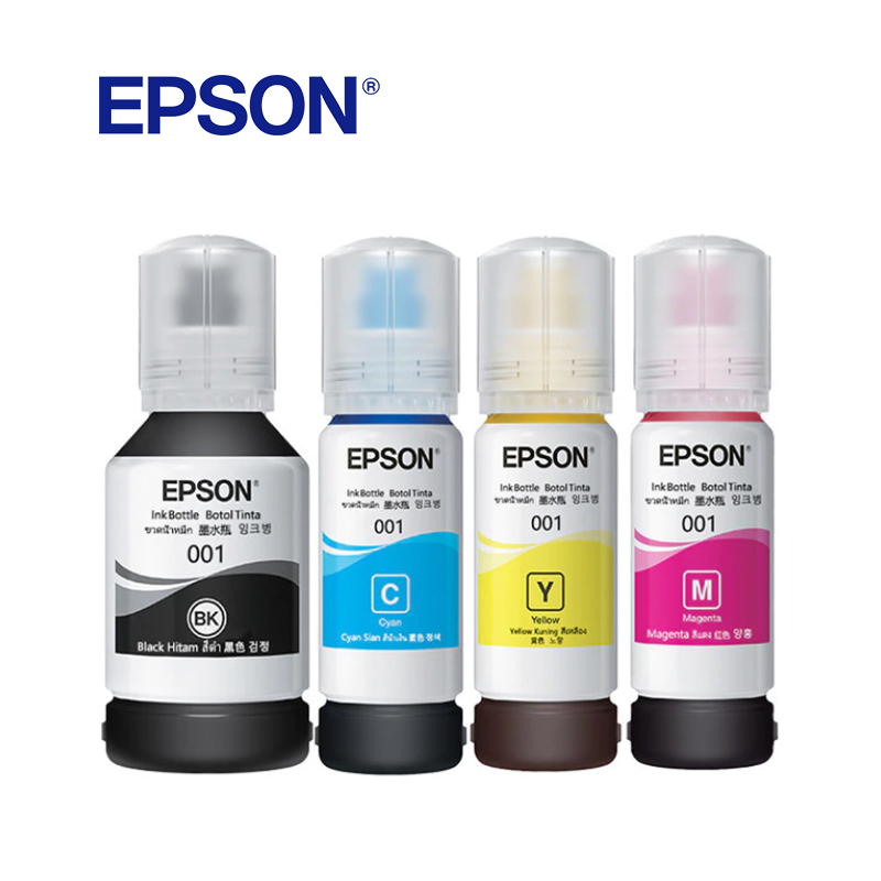 Genuine Ink From EPSON 001 Black For EcoTank L6260 L6270 L6290 L14150 ...