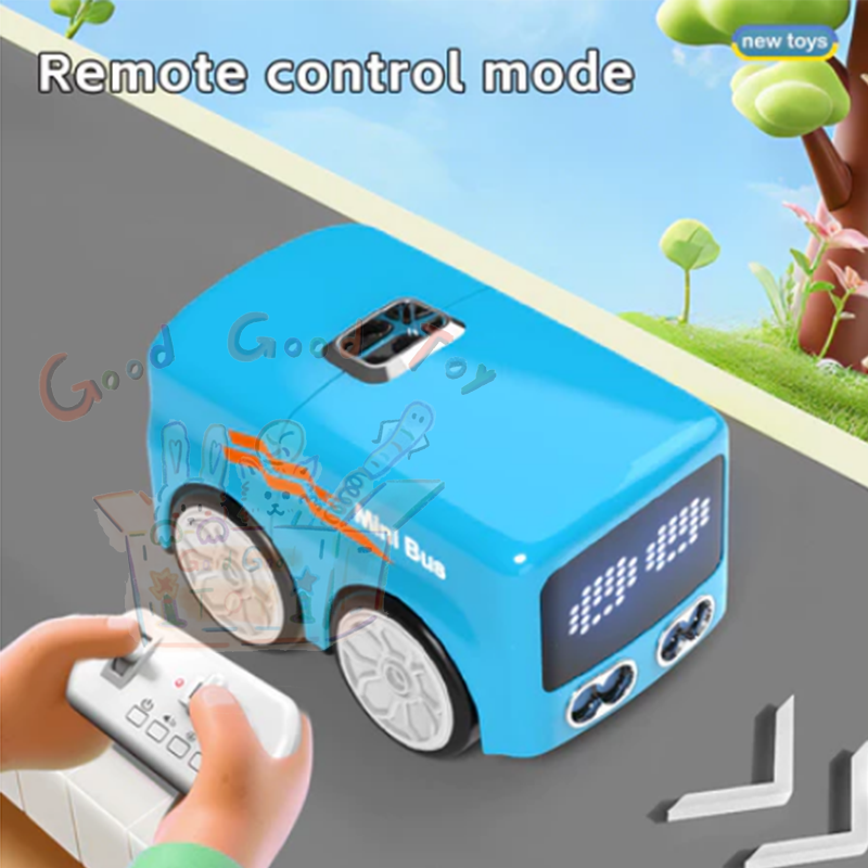 Smart Rc Magic Bus Small Toy Car Gesture Tracking Light Expression Eva ...